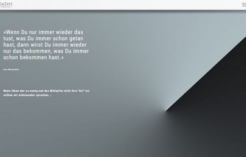 Referenz Thumbnail GeZett GmbH & Co.KG